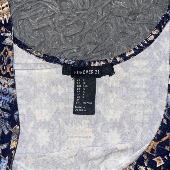 Forever 21 Multiprint A-Line Dress- Price Firm - Picture 5 of 6